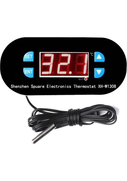 Röle Çıkışlı Dijital Termostat 12V Sıcaklık Kontrol Cihazı XH-W1308