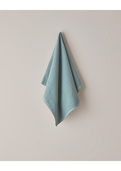 Grid Pamuk Yüz Havlusu 50X70 cm Koyu Yeşil