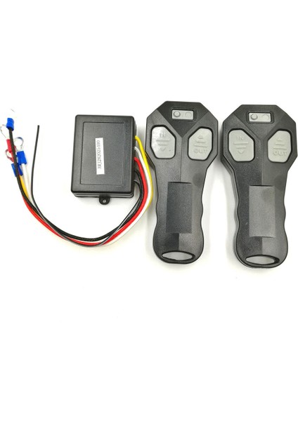 Çift El Kumandalı Iki Eşleşen Vericili Evrensel Araba Kablosuz Vinç Uzaktan Kumandası (Yurt Dışından)