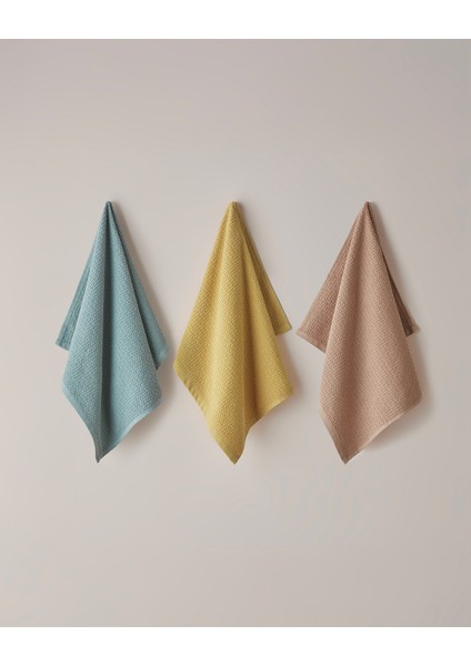 Grid Pamuk Yüz Havlusu 50X70 cm Koyu Yeşil modelleri