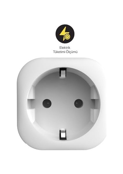 Smart Akım Korumalı Mobil Uygulama ile Uzaktan Kontrol Edilebilen Enerji Ölçümlü Zaman Ayarlı Akıllı Wi-Fi/bluetooth Priz 1 Adet (16 A) X7010 modelleri
