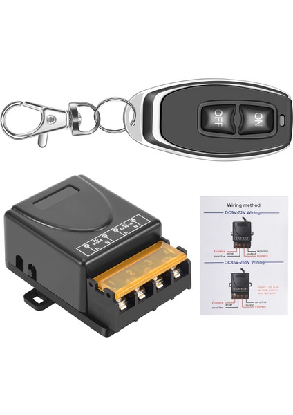 433MHZ 220V Su Pompası Uzaktan Kumanda Anahtarı 1ch 30A Alıcı Modülü Işık Led'i Için Açık/kapalı Kablosuz Verici (Yurt Dışından)