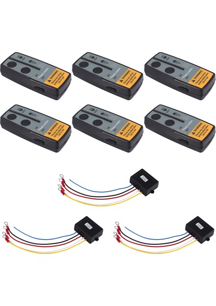 Set 12V 24V 2.4g 50M Evrensel Araba Kablosuz Vinç Vinç Uzaktan Kumanda Kontrol Cihazı Çift El Seti Aralığı (Yurt Dışından)
