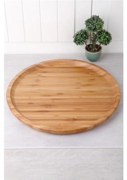 Bambu Sunum Tabağı 30 cm -YUV3030