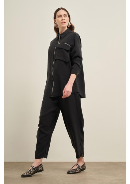 Kadın Modal Takım Siyah 31036