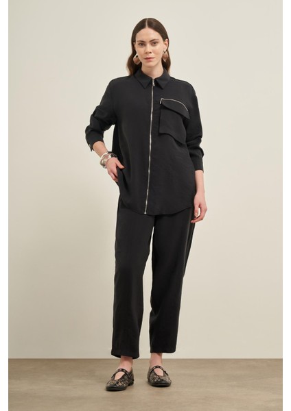 Kadın Modal Takım Siyah 31036
