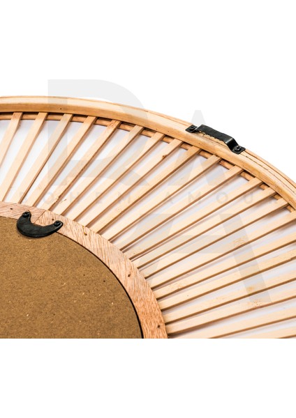 Yuvarlak Düz Çubuk Bambu Rattan Ayna fırsatları