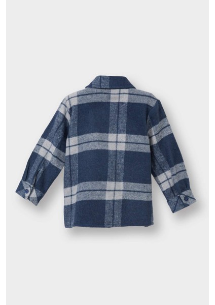 Erkek Bebek Kareli Flanel Uzun Kollu Gömlek F5126A525AU modelleri