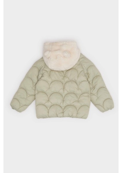 Kız Bebek Rüzgar Geçirmez Su Geçirmez Kapüşonlu Fermuarlı Mont E7951A525AU modelleri