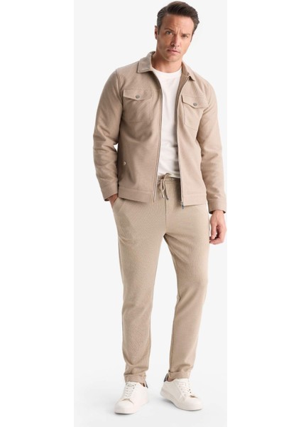 Slim Fit Dar Kesim Astarlı Fermuarlı Cepli Mevsimlik Baharlık Mont D7533AX25AU fiyatları