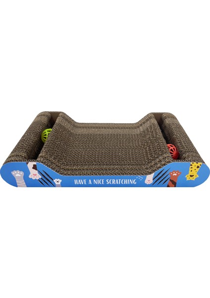 Karton Kedi Tırmalama Çantoplu 38*6*20 fiyatları