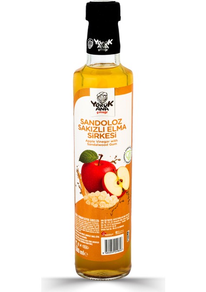Sandaloz Sakızlı Elma Sirkesi 500 ml