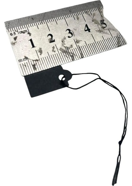 Küçük Boy Siyah Renk 2 /1 cm 80 Adet Karton Ipli Etiketi fırsatları