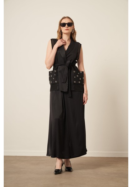 Kadın File Detay Takım Siyah 31088 fiyatları