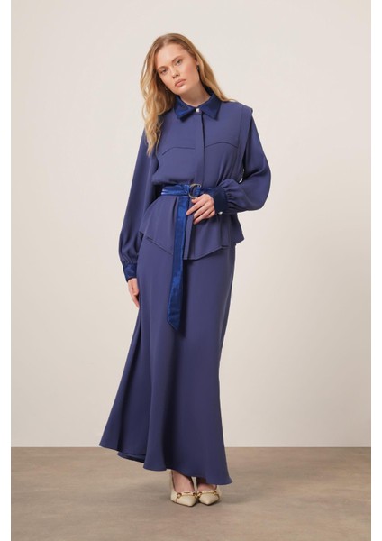 Kadın Piar Etekli Takım Lacivert 31148 indirimleri