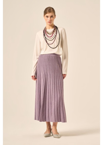 Uzun Etek Lila 25156