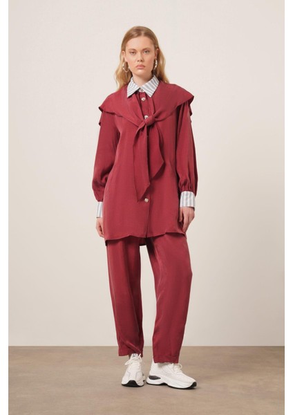 Kadın Tansel Takım Bordo 31104