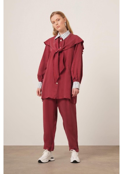 Kadın Tansel Takım Bordo 31104 fiyatları