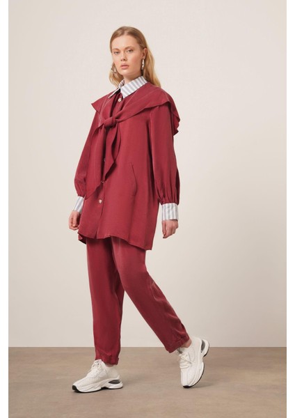 Kadın Tansel Takım Bordo 31104 fırsatları