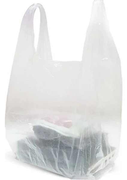 Şeffaf Atlet Poşet Orta Boy 28X50 cm 1 Paket Takriben 200 Adet fiyatları