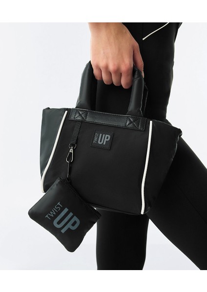 Kontrast Biyeli Çift Parça Çanta TW6250052095001