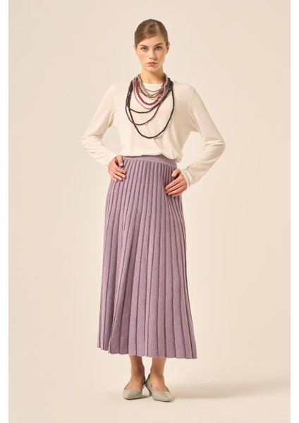 Uzun Etek Lila 25156 modelleri