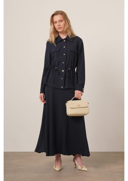 Kadın Melise Crep Takım Lacivert 31172 fiyatları