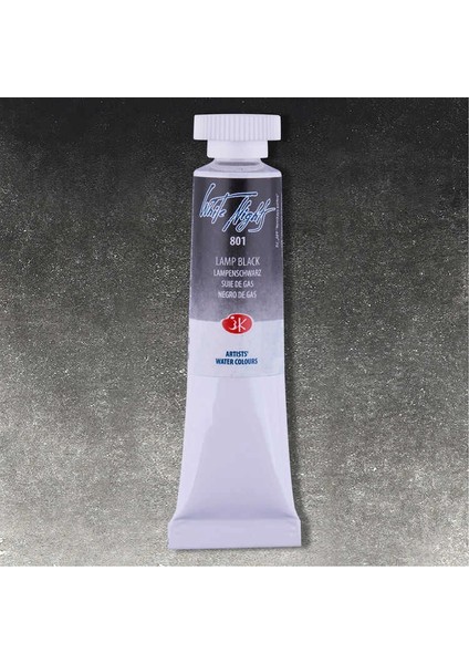 White Nights Tüp Sulu Boya 10 Ml. 801 Lamp Black