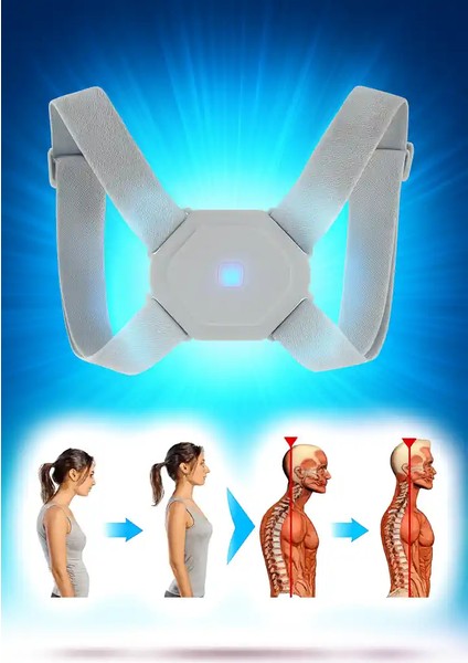 Sensörlü Titreşimli Dik Duruş Korsesi