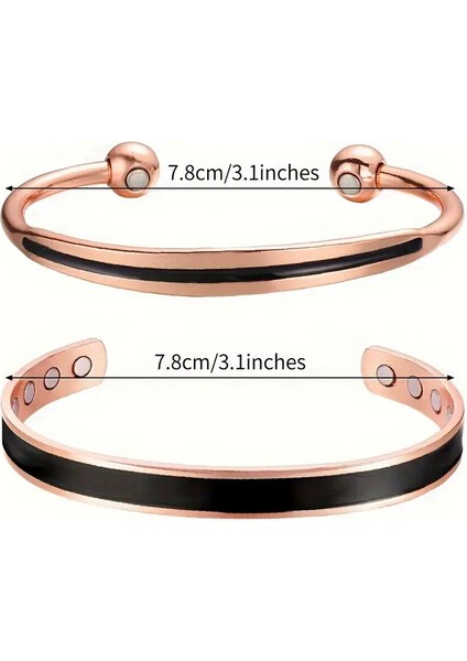 Manyetik Bakır Bileklik Seti Kadın-Erkek Set fiyatları