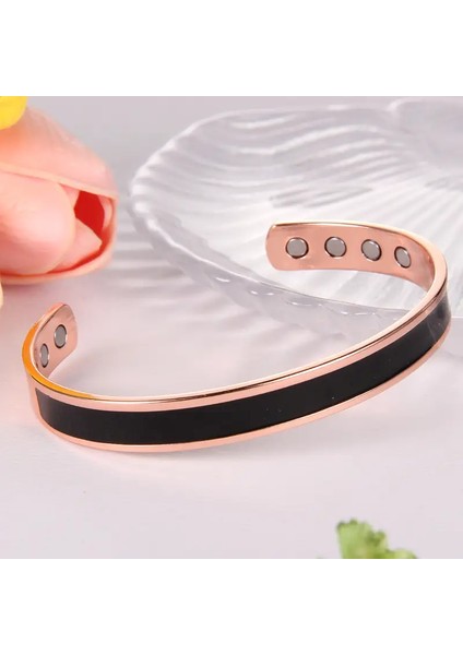 Manyetik Bakır Bileklik Seti Kadın-Erkek Set