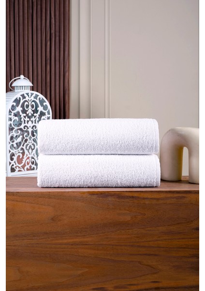 2'li Otel Havlusu Pamuklu 50X90 cm El & Yüz & Baş Havlusu %100 Cotton