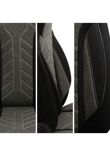 Plkt Serisi Opel Combo 2011-2018 ile Uyumlu Pilot Oto Koltuk Kılıfı, Antrasit Siyah indirimleri