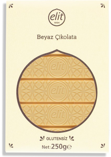Kuvertür Sütlü Çikolata (2), Bitter Çikolata (1) ve Beyaz Çikolata(1) 250g 4lü Set Glutensiz