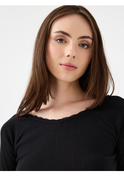 Slim Fit Kadın Tshirt U.kol fırsatları