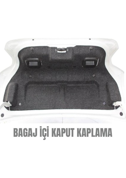 Citroen C Elysee Bagaj Kaput Altı Halı Kaplama (2012 Sonrası)