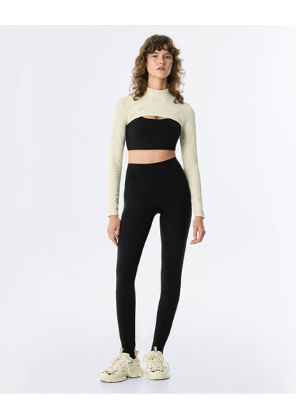 Yüksek Yaka Crop Bluz TW6250130004018 modelleri