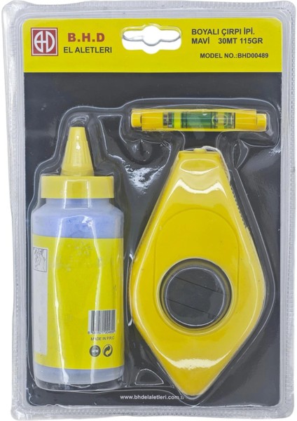 Boyalı Çırpı Ipi Kırmızı 30 mt 115 gr -Mavi