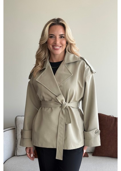 Mint Julia Kısa Trenç - 9609