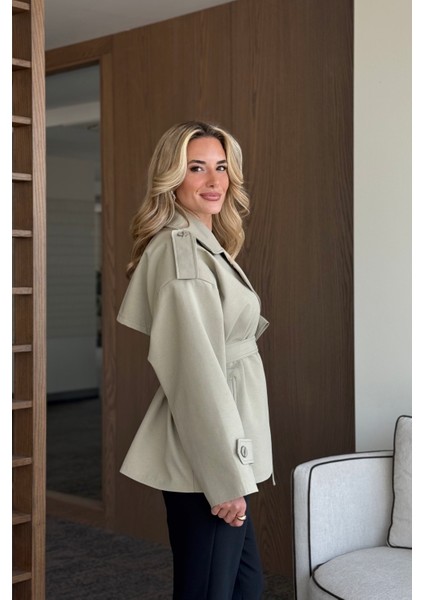 Mint Julia Kısa Trenç - 9609 fiyatları