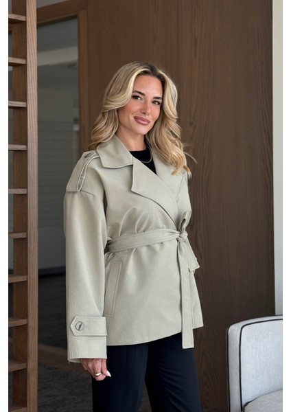 Mint Julia Kısa Trenç - 9609 modelleri