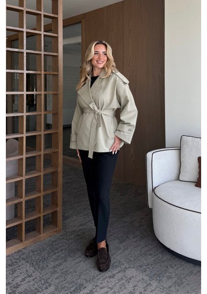 Mint Julia Kısa Trenç - 9609 fırsatları