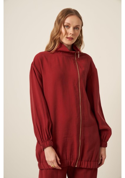 Kadın Modal Pantolonlu Takım Bordo 30716 fırsatları