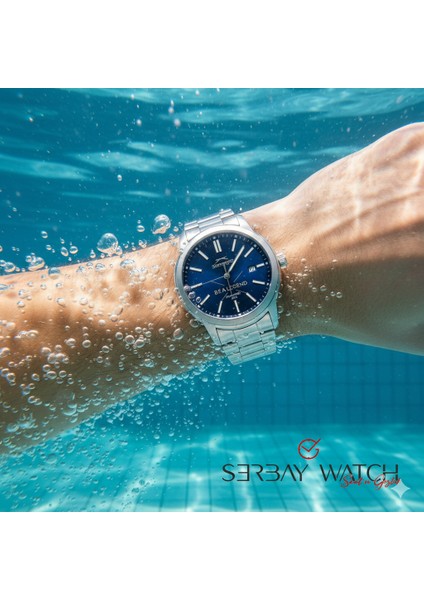 SL.09.2542.2.06 Erkek Kol Saati | 42 mm Mavi Kadran, Otomatik 8215 Mekanizma, 10 Atm Su Geçirmez modelleri