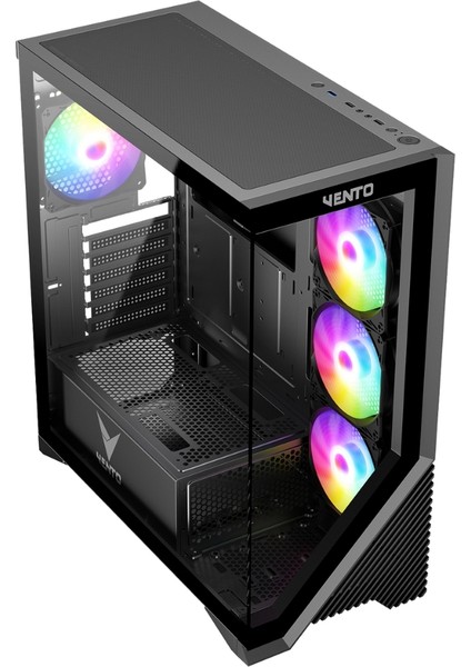 VG4202FL Fsp 750W Gen5 4X120MM Rainbow Rgb Fan USB 3.0 Temperli Cam Siyah Gaming (Oyuncu) Kasa fiyatları