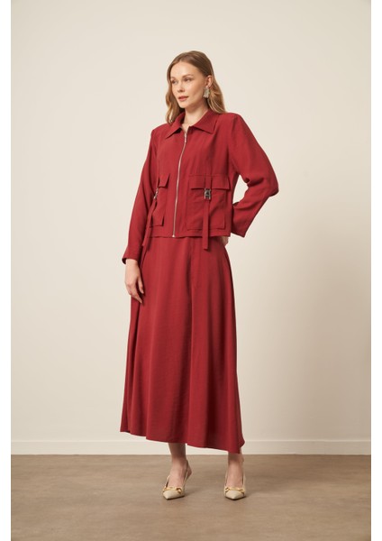 Kadın Kupra Takım Bordo 31153 modelleri