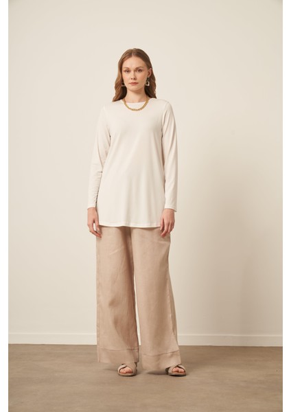 Kadın Uzun Kollu Içlik Ekru 31086