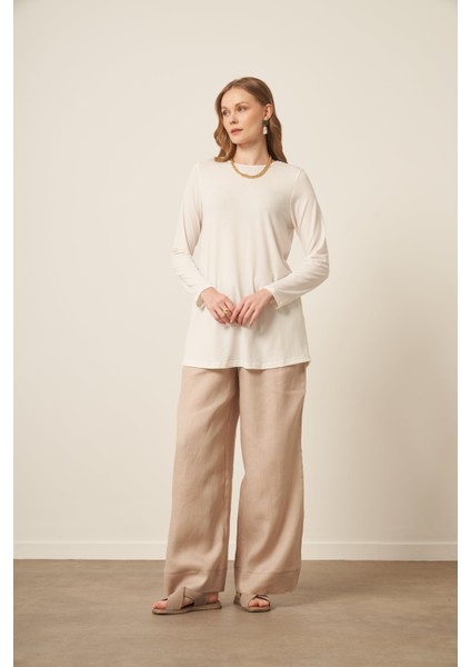 Kadın Uzun Kollu Içlik Ekru 31086 modelleri