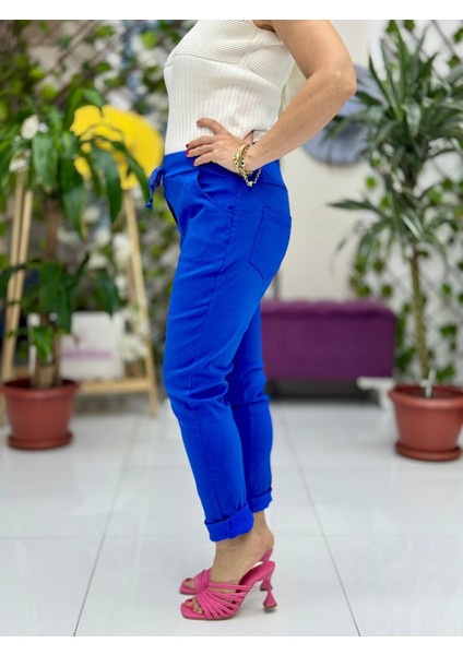 NC24009 Italyan Coton Pantolon Saks modelleri