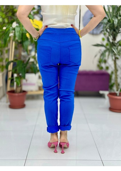 NC24009 Italyan Coton Pantolon Saks fırsatları